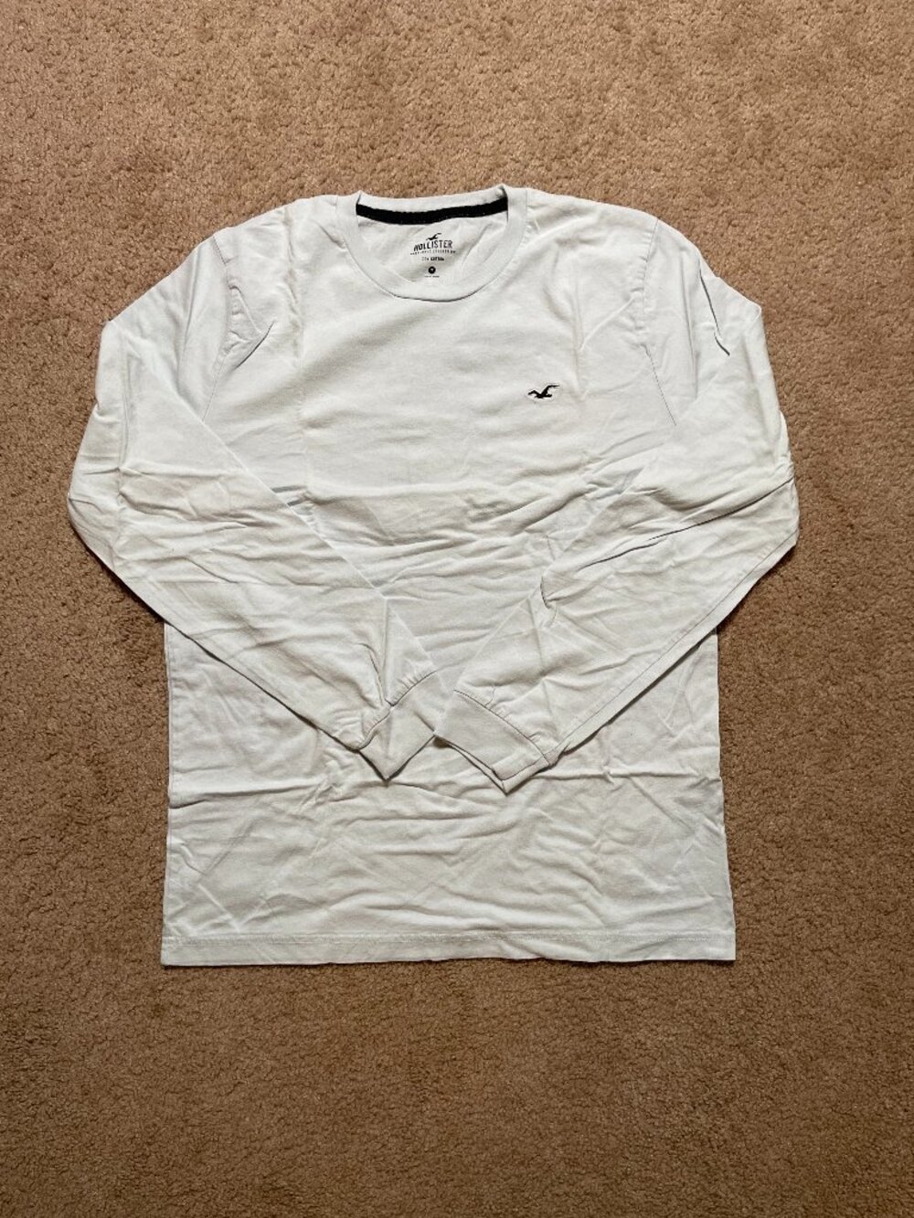 Hollister Must-Have Collection White Long Sleeve Shirt